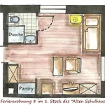 Altes Schulhaus شقة *